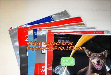 LAMINATED SLIDE seal bag, Slider seal, Slider lock, Slider grip, Slider zip, Slider zipper, Boxed Foils Cling Films