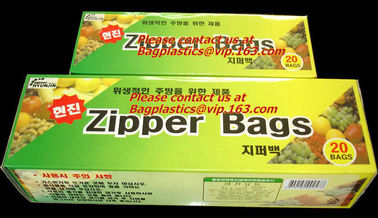 Zipper Plastic Slider Zip Lock Storage bag, food grade PP PE Zip lockk bag / clear plastic food bag / zip lock bag for foo