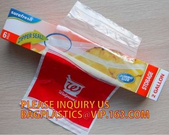 Customize Resealable Plastic Clear Poly Zip lockk Baggies custom zip lock bag, LDPE HDPE CPE PPE PVC Plastic Slider Zipper