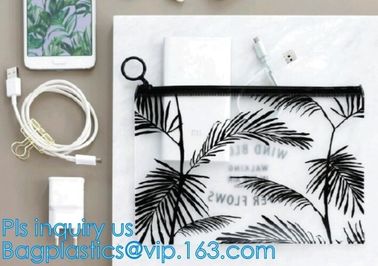 underwear packing slider zipper bags with hanger, Cosmetic Zip lockk clear bubble bags, Manufacturer Clear Vinyl Slider Ba