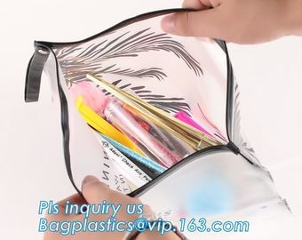 Heat Welding PE Plastic Envelope Bag With Slider Zipper Top, Polythene Plastic Slider Zip lockk Bag For Garment Packing