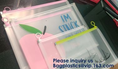 Pp Button Closure Document Bag Clear File Pocket Folder,Envelope Packaging Bag /Plastic Button File Bag, Promotional