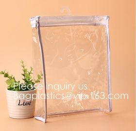 Clear PVC Zipper Pen Pencil Case, T-SHIRT  PAC Pencil Bag Makeup Pouch, garment pouch bag, Organizer, Travel Case, cloth