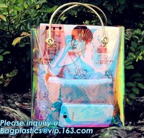 Neon Laser Shopping Bag Tote Bag, PVC bag/handbag for shopping/traveling bag, fashion purses and ladies handbag, PURSE