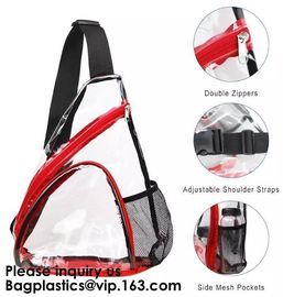 Clear PVC backpack Stadium Approved Transparent Backpack,School Backpack Bag, Transfer Backpack Fashion transparent