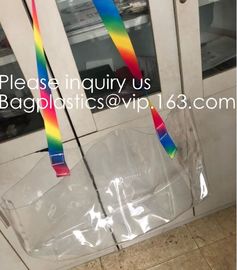 Eco-Friendly, OEM, Promotional, Shopping, Cosmetic Travelling Bag,Plastic PVC Shopping Tote Bag fashion large capacity w