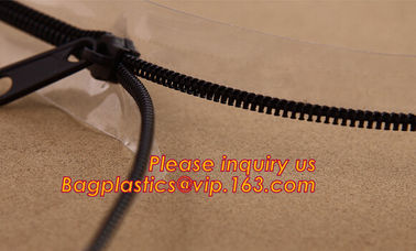 bone zipper, concavo convex zipper, plastic flange zipper, waterproof airtight zipper, pe slider zipper