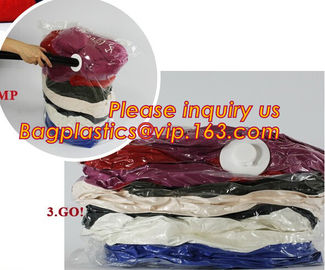 Space Savcer Vacuum Compressed Storage Bags, Vacuum Seal Cube Shape Storage Bag for Home Organizer