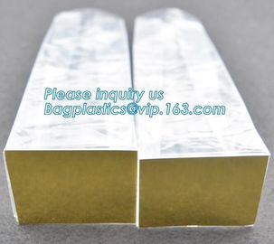 Transparent bopp/opp square block bottom bags with side gusset,Bopp Block Square Bottom Bag,Clear Square Bottom Bags,Can