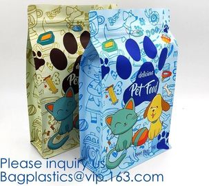 Customized Personalized Pet / Metpet / Pe Material Plastic Food Bag Printing Cheap,dust-free workshop pet food bag PACK