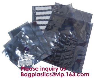 Hard Disk Drive Packaging Pouches Aluminium ESD Bag, Metalized Shielding Pouches Faraday Bags, Shielding Stand Up Pouch