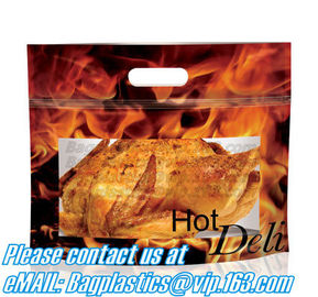 Kraft-Paper-Roast-Chicken-Bag Roast Chicken Food Package Food Packing Bag Custom Food Packing,Hot Deli Bag Chicken Stand