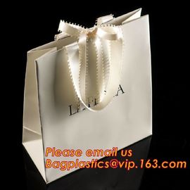 luxury paper shopping bag for jewellry, twist handle luxury print fancy brown kraft art paper carrier bag wholesale