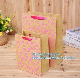 Custom Recycled Ladies Carrier kraft Paper Bag Shopping Bag for Clothes/Apparel/Gift,Art Paper Shopping Carrier Gift And