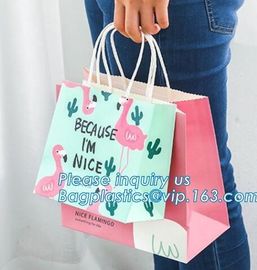 Luxury Personalized Printed Shopping Carrier Heavy Duty Reinforced Die Cut Handle Paper Gift Bag,carrier, handle bags,