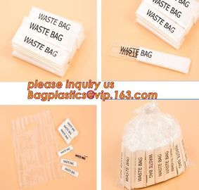 Individually packed waste bag, individually packed, single fold,100% fully biodegradable die cut handle plastic shopping