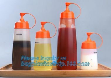 Food grade LDPE soft squeeze chili hot tomato sauce ketchup plastic bottles,16oz Food Grade Plastic Squeeze Sauce Bottle