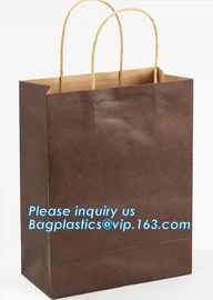 Wholesale paper shopping gift printed wrapping string custom eco-friendly kraft paper bag,Printed Customised Craft Kraft