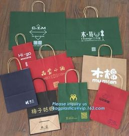 Food bags disposable brown paper thickened baking dim sum takeaway wholesale bread bags.,Seal Bread Kraft Paper Packagin