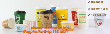 Food use disposable plastic paper cup and coffee lids, pla cups,biodegradable paper cups with lids,100% compostable pape