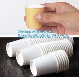 Custom made take away biodegradable PLA coffee disposable paper cups,Fully stocked biodegradable ripple paper cup PACKAG