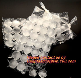 BPA Free Custom Ice Cube Maker, Disposable Polyethylene Pe Plastic Ice Cube Bags, Selfsealing Ice Cube Packaging Bag