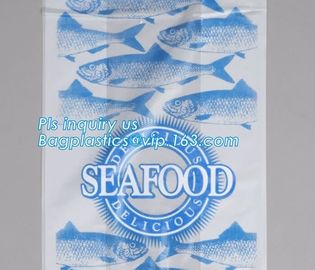 SEAFOOD FRESH PACK BAG, SEAFOOD PACKAGING, FRESH LOCK SEAL BAGS, SEAFOOD PACKAGING, SELECT QUALITY, FRUIT VEGETABLE ICE