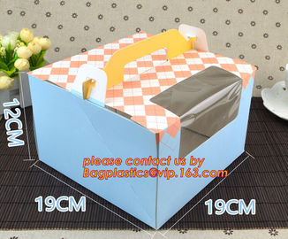 High Quality Cupcake Cake Box Packaging,Custom Print Professional, Paper Packing Moon Cake Box Printing, bagplastics pac