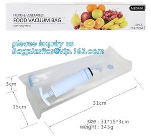 Large 11&quot; x 50' Commercial Grade Vacuum Sealer Food Saver Storage Roll Bags, Vacuum Bag packaging snack/plastic food gra