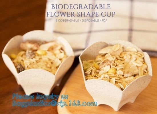 Wheat straw Compostable Trade Assurance Disposable Cups PLA Cup 100% Biodegradable Party Cups compostable biodegradable