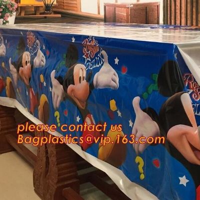 vinyl tablecloth roll, vinyl peva printed table cloth in roll, 0.08mm to 0.25mm PVC/PEVA Double Side Printed wholesale t