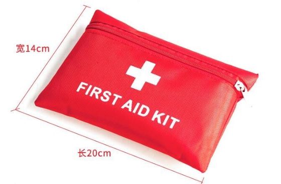 Emergency care portable durable quality eva waterproof first aid kit bag, Emergency rescue red cross outdoor survival ge