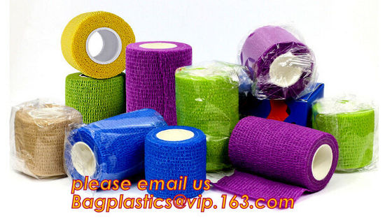 Cohesive Bandage selling well medical production bule high elastic adhesive wound bandage different size,MEDICAL, BANG