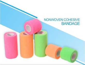 Water resistant best quality beautiful cohesive vet bandages, Medical surgical consumables vet colored elastic wrap cust