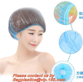 LDPE/HDPE customized plastic PE hotel disposable shower cap,eco biodegradable plastic waterproofing Shower cap Hotel cap