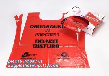 Medical disposable aprons for doctor, LDPE coated biohazard apron,Surgical Apron, Logo Printed Disposable medical Plasti