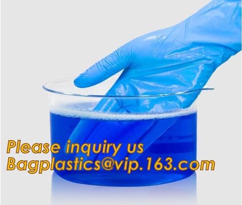 Medical Disposable Nitrile Coated Hand Gloves,Industrial Garden Working Resistant Disposable Nitrile Black Gloves BAGEAS