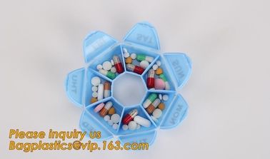 Pill Box for Pharamcy Promotion free pill box fancy weekly pill box,tablet drug color Monthly planner Compounding Medica