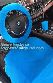 Quality Universal Size Non Woven Steering Wheel Cover， car steering wheel cover, non woven steering wheel cover， Dustpro