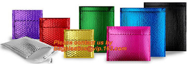 Metallic Bubble Mailer, Custom bubble mailer foil bubble mailers holographic padded mailing satchel bubble bag, bagplast