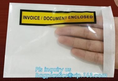 Clear Adhesive Back, Packing List / Shipping Label Envelope Pouches, seal envelope courier bag express custom mailing ba