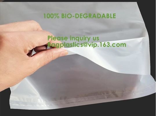 Biodegradable compostable plastic courier shipping envelope custom 10x13 matte black poly mailers bag bagplastics bageas