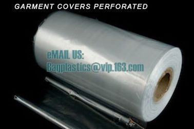 Plastic Cover films on roll, laundry bag, garment cover film, films on roll, laundry sacks