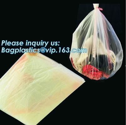 PVA Water Soluble Laundry Bag Infectious Waste Plastic Biodegradable bags, hot water soluble laundry bag, bagease, pac