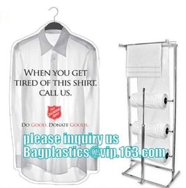 Clear Vinyl Showerproof PEVA Plastic Garment Suit Clothes Shoulder Dust Covers,Foldable garment storage bags dust proof