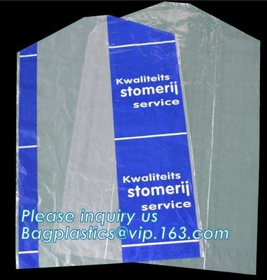 Disposable Thin Garment Protection Dry Cleaning Bags 100cm long,reusable dry cleaning cheer satin washable garment stora