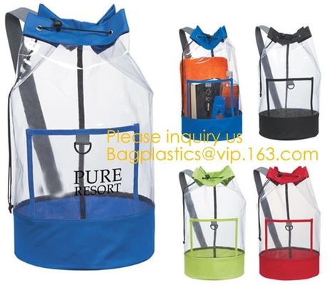 Biodegradable Eco-friendly Backpack Duffel Laundry Bag sport polyester string backpack drawstring backpack pvc bag, sack