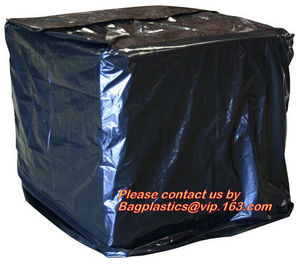 Reusabe PVC Tarpaulin Cover,Heavy Duty Plastic PVC Pallet Cover Tarp, Duarable recylable 100% virgin PE material stretch