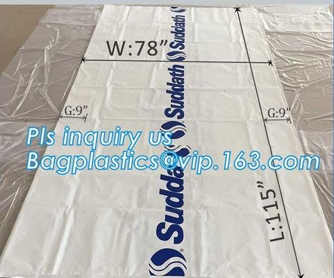 pe bag pallet cover plastic bag sqaure bottom bag, 54 x 44 x 96&quot; 1 Mil ldpe Clear Pallet Covers, top covers clear plasti