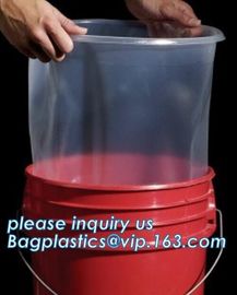 Bucket Liner Disposable Pail Liner, Drum Inserts &amp; Liners, Plastic Protective Liner for Drums, Rigid Drum Liners | Rigid